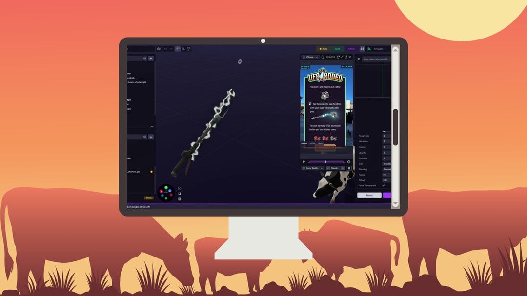 Behind the Build: Defend the ranch in UFO Rodeo