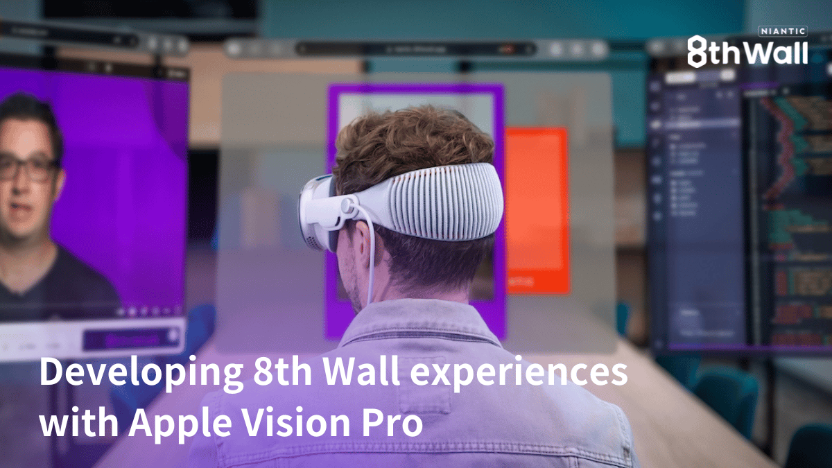 developer using apple vision pro to multitask