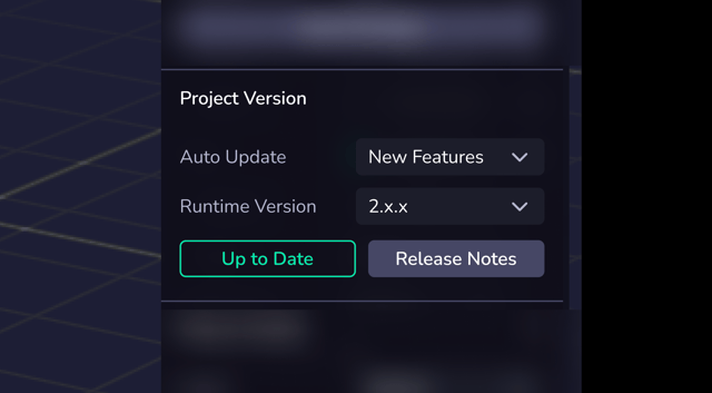 Updating Project Version 2.x