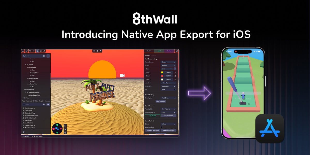 image showing exporting app from web to ios native