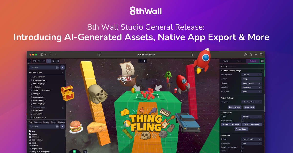 8th Wall Studio - General Release